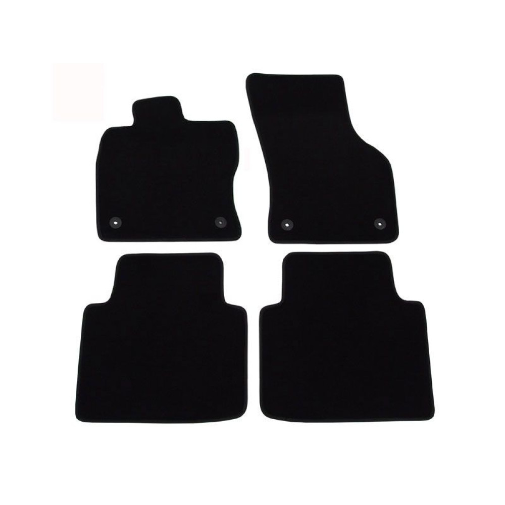 Car textile mats black VOLKSWAGEN ARTEON (2017-...) LUXUS