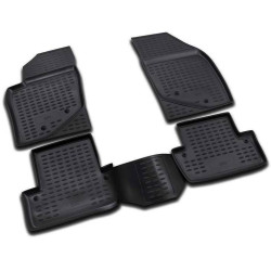 Alfombrillas de goma negras NOVLINE para Volvo S60 (2001-2009)