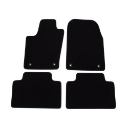 Alfombrillas textiles negras para coche JEEP GRAND CHEROKEE (2013-...) LUXUS