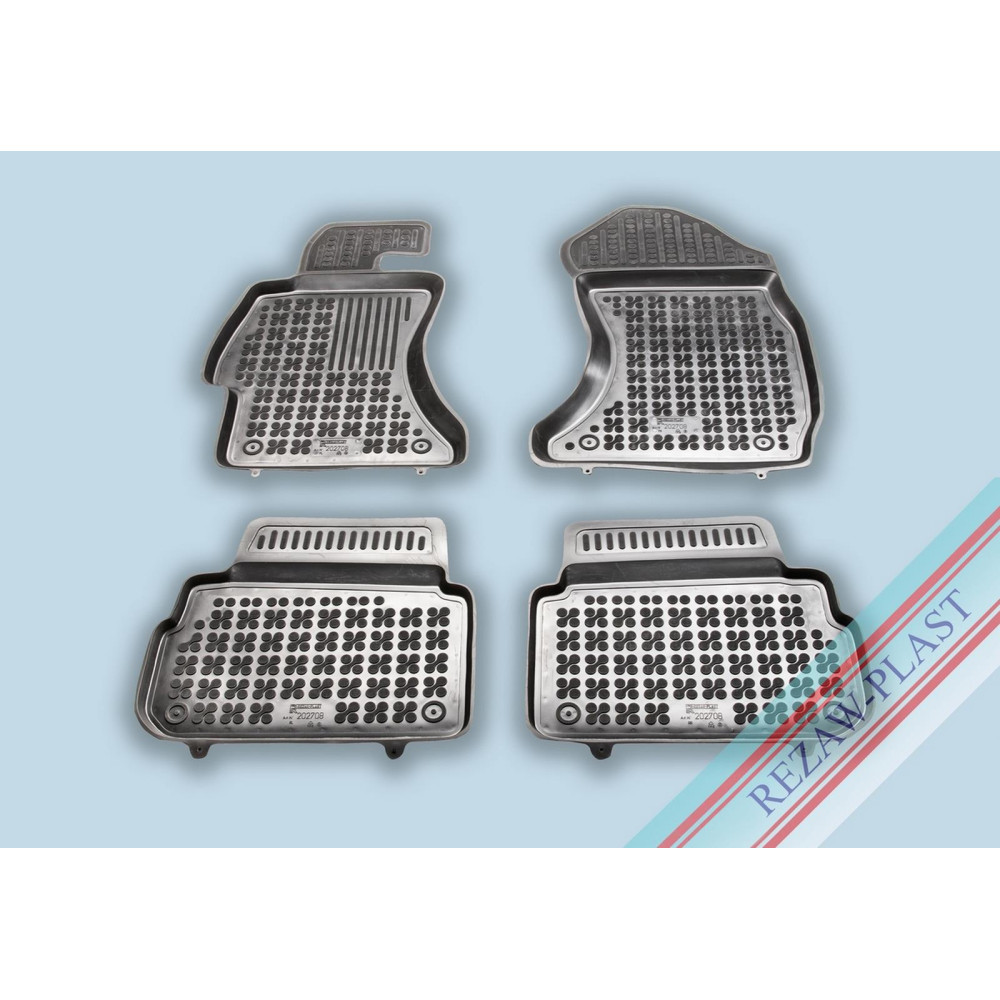 Car rubber floor mats black SUBARU XV II (2018-...) 202708