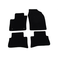 Car textile mats black TOYOTA C-HR (2016-...) LUXE