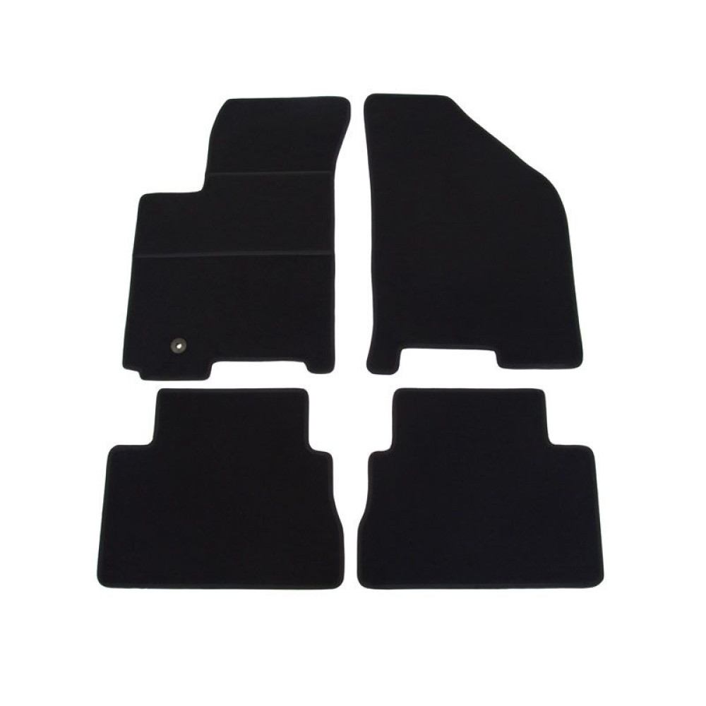 Car textile mats black CHEVROLET LACETTI (2004-2010) ECONOMIC