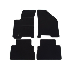 Car textile mats black CHEVROLET LACETTI (2004-2010) ECONOMIC