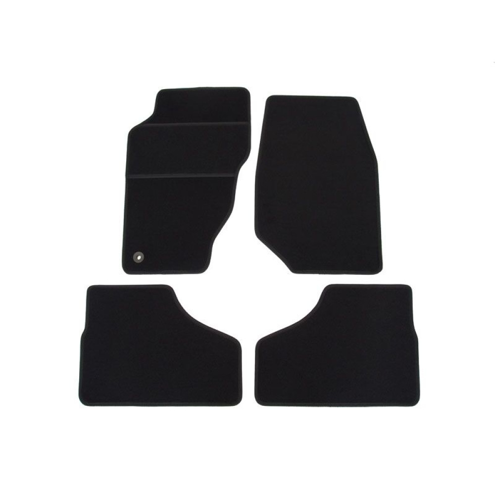 Car textile mats black JEEP CHEROKEE (2001-2008) ELEGANT