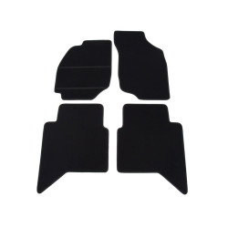 Alfombrillas textiles negras para coche TOYOTA HILUX (2005-2015) ELEGANT