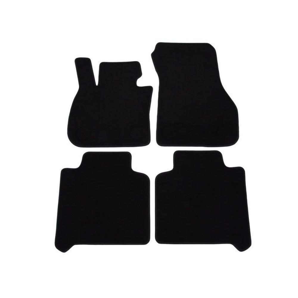 Car textile mats black BMW 2 F46 Gran Tourer (2015-...) LUXUS