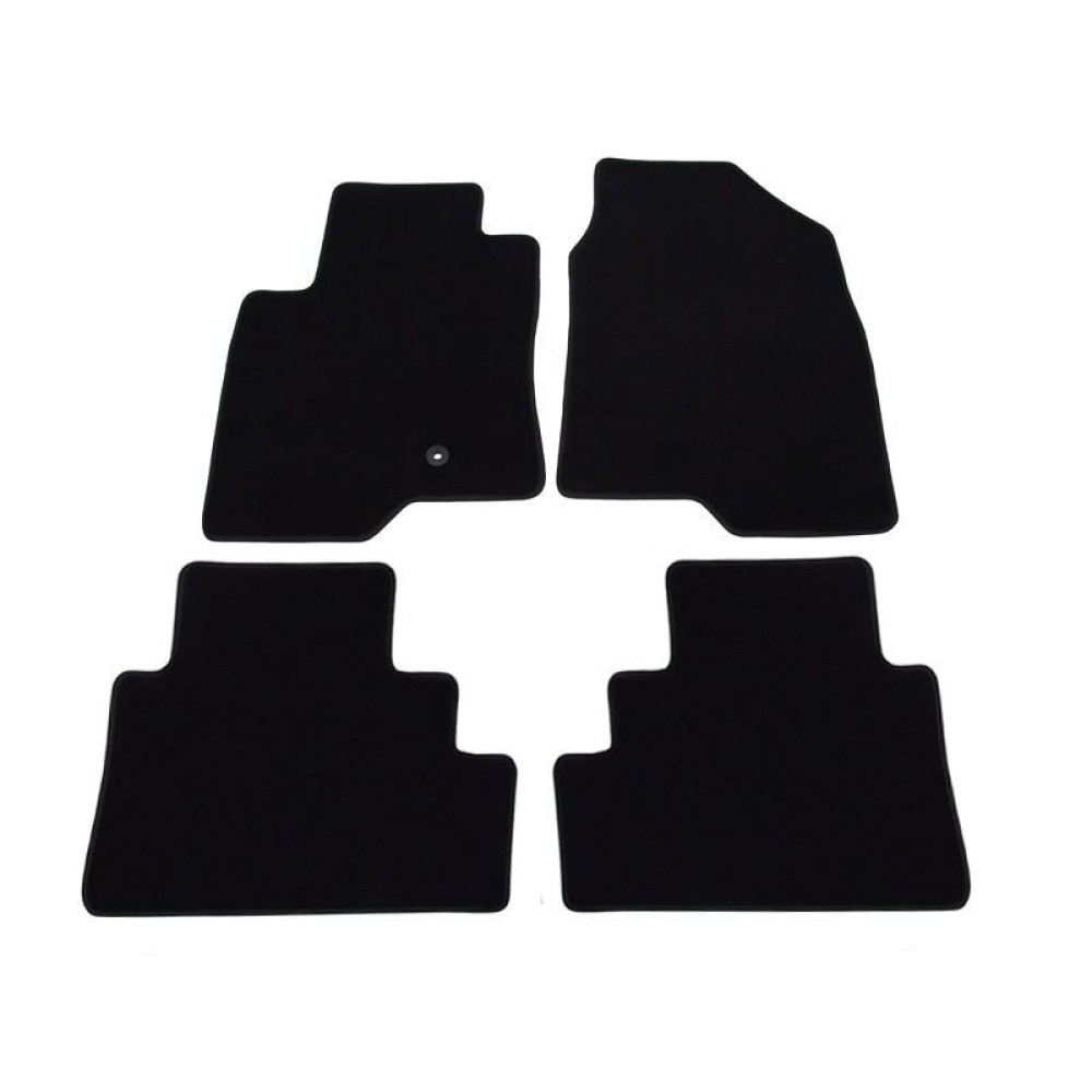 Car textile mats black CHEVROLET CAPTIVA (2006-2011) LUXUS