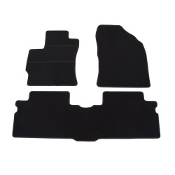 Car textile mats black TOYOTA VERSO (2009-...) ECONOMIC (CR)