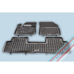 Car rubber floor mats black PEUGEOT 5008 II (2017-...) 201315