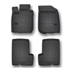 Car rubber floor mats black DACIA DUSTER (2010-2014) 3D FROGUM