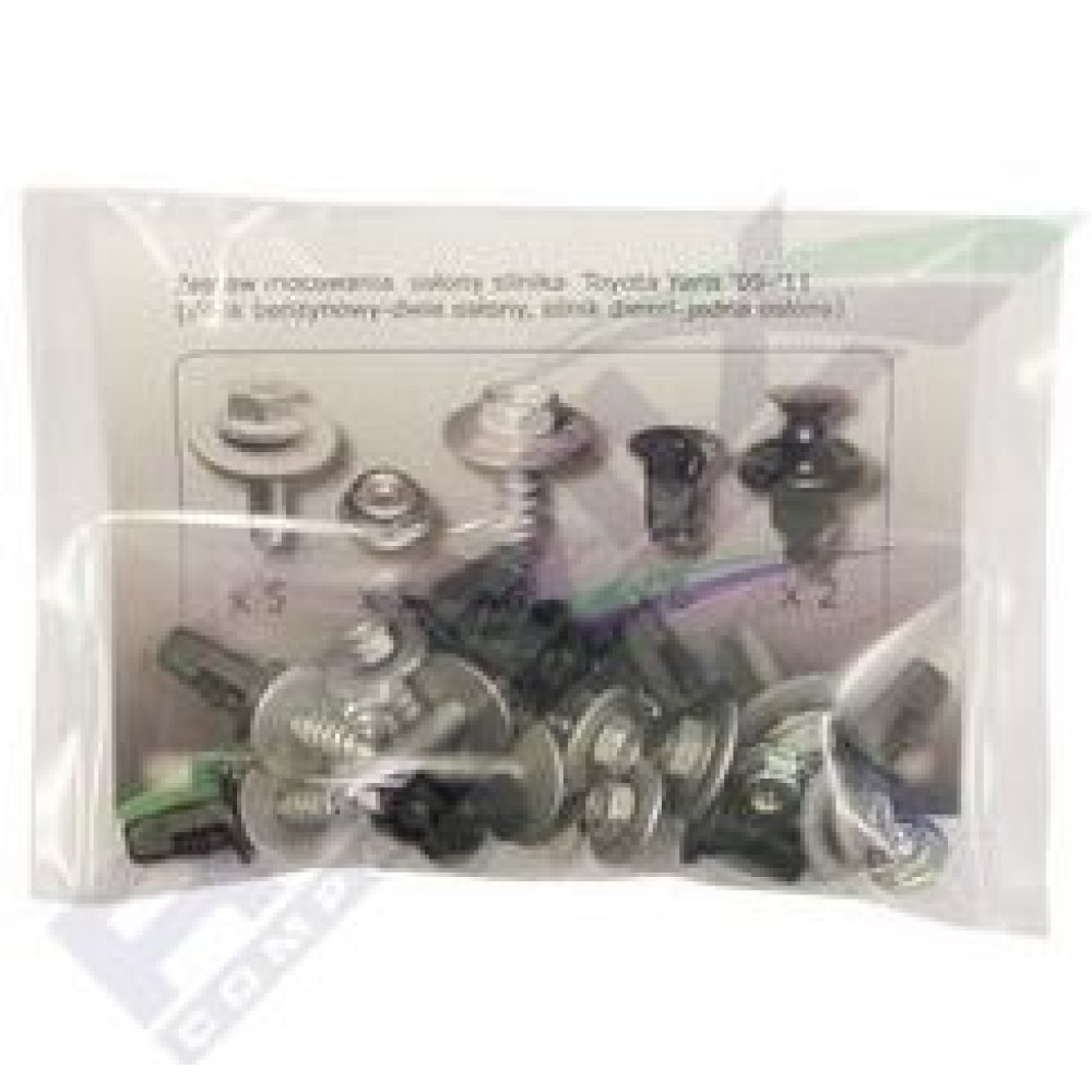 Under engine cover set of fixators TOYOTA YARIS II (2005-2011) RX90221