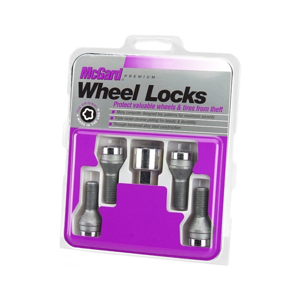 Locking wheel bolt 12x1.5x28mm conical (MCGARD) 27221SU