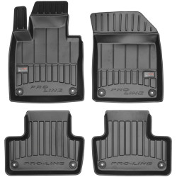 Alfombrillas de goma negras para coche VOLVO XC60 II (2017-...) 3D FROGUM