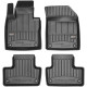 Car rubber floor mats black VOLVO XC60 II (2017-...) 3D FROGUM