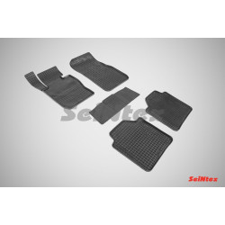 Car rubber floor mats black SEINTEX *STK* BMW 3 GT F34 X-drive (2013-...)