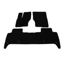 Alfombrillas textiles negras para coche LAND ROVER DISCOVERY (2017-...) LUXUS