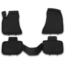 Car rubber floor mats black NOVLINE CHRYSLER 300C (2011-2015)