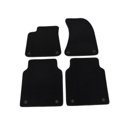 Alfombrillas textiles negras para coche AUDI A8 LONG (2010-...) LUXUS