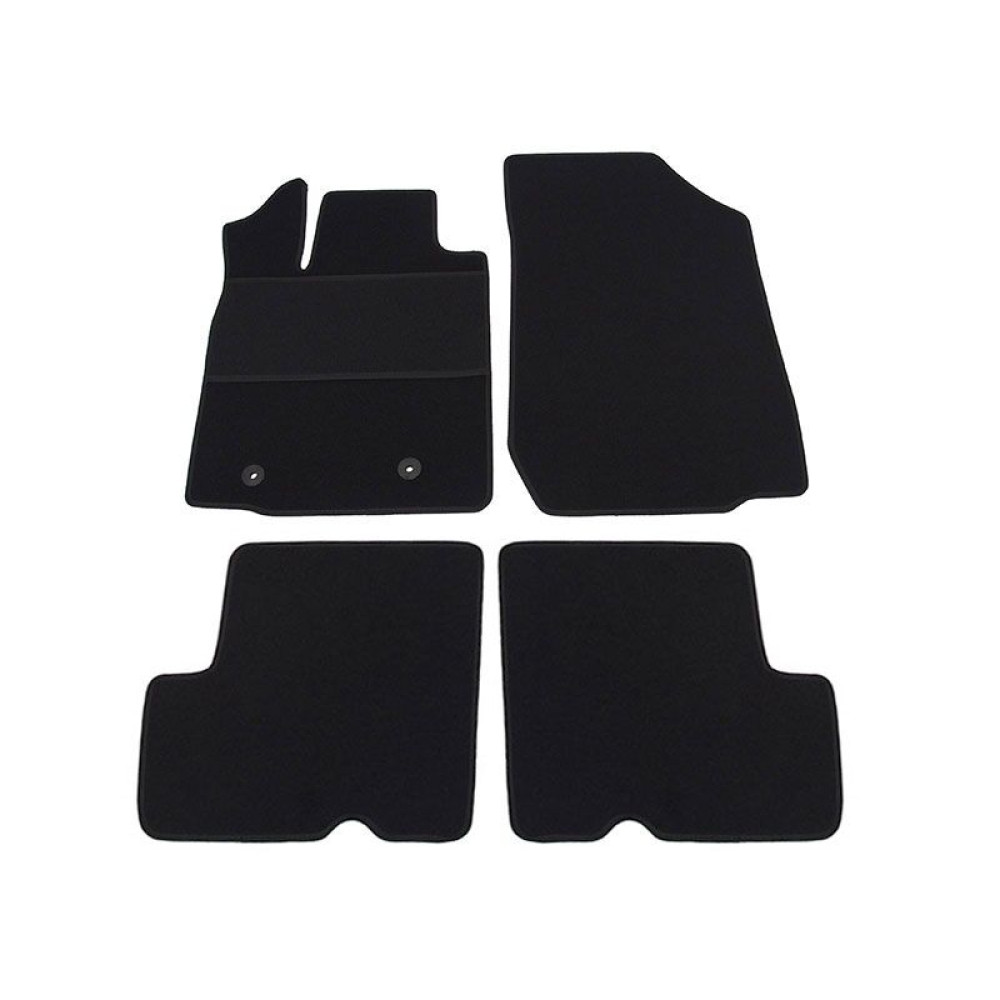 Car textile mats black DACIA DUSTER (2010-2013) ELEGANT
