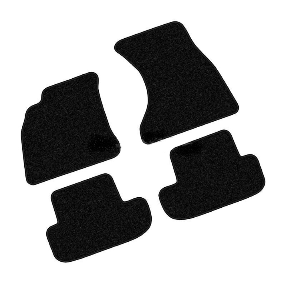 Car textile mats black AUDI A5 Coupe (2007-2015) ECONOMIC