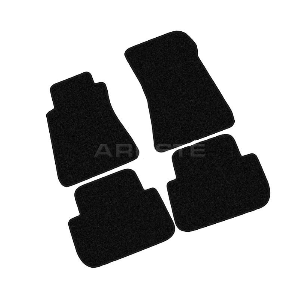Car textile mats black MB CLK-class W209 (2003-2008) ECONOMIC