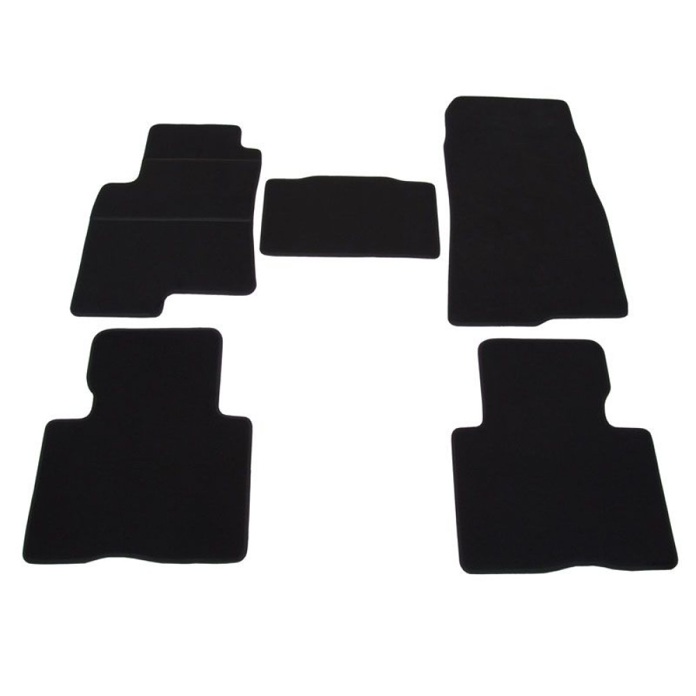 Car textile mats black MITSUBISHI PAJERO III (3s.) (1999-2006) ELEGANT
