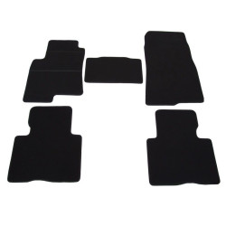 Alfombrillas textiles negras para coche MITSUBISHI PAJERO III (3s.) (1999-2006) ELEGANT