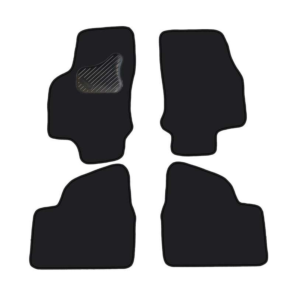 Car textile mats black OPEL ASTRA G (1998-2003) ECONOMIC