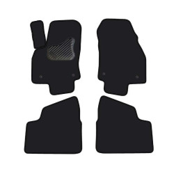 Alfombrillas textiles negras para coche OPEL ASTRA H (2004-2009) ECONÓMICAS