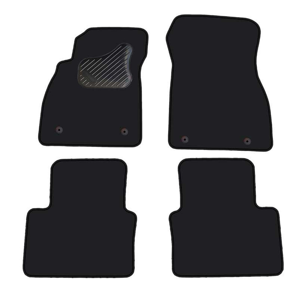 Car textile mats black OPEL INSIGNIA (2008-...) ECONOMIC