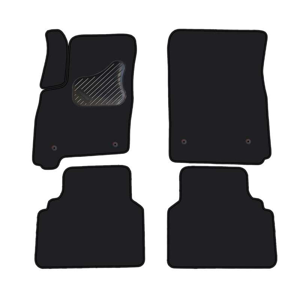 Car textile mats black OPEL MERIVA A (2003-2010) ECONOMIC
