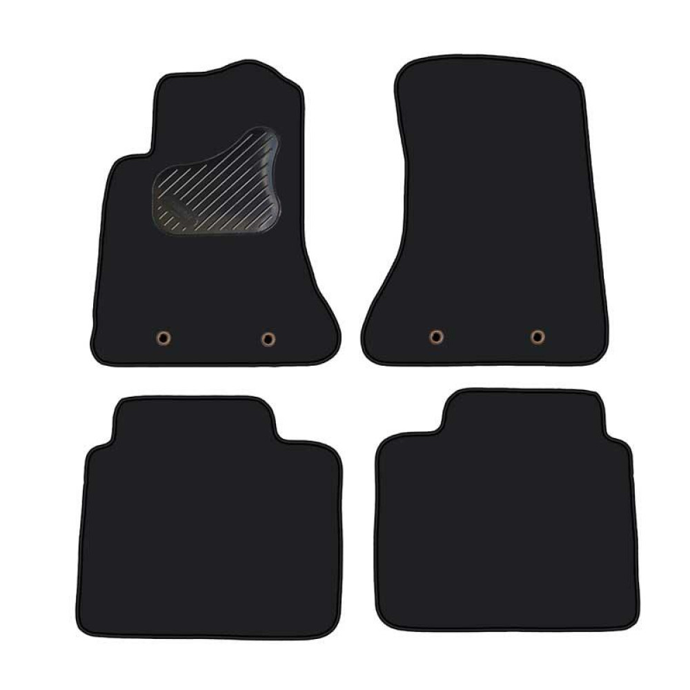 Alfombrillas textiles negras para coche OPEL OMEGA B (1994-2003) ECONÓMICAS