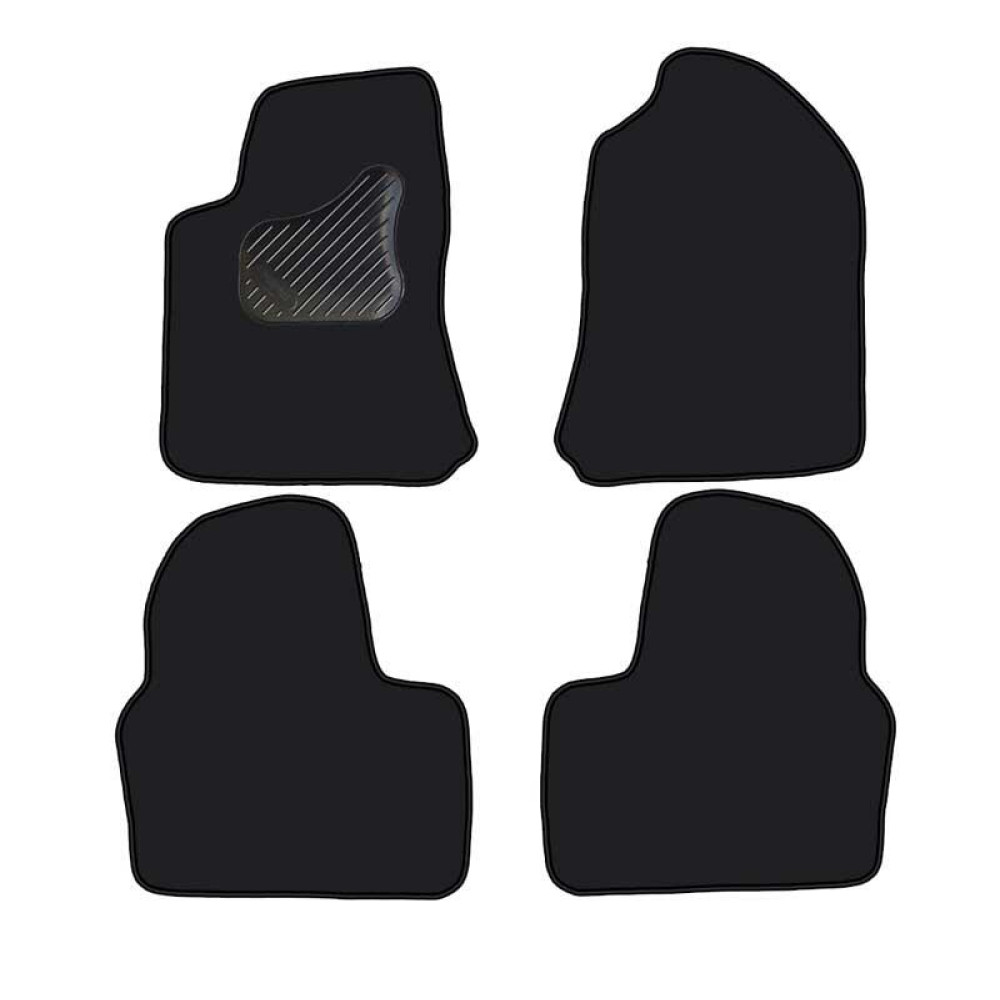 Car textile mats black OPEL VECTRA B (1996-2002) ECONOMIC