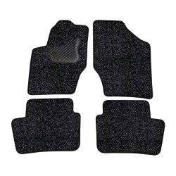 Alfombrillas textiles negras para coche PEUGEOT 307 (2001-2008) ECONÓMICAS