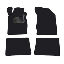 Alfombrillas textiles negras para coche RENAULT CLIO II (1998-2005) ECONÓMICAS