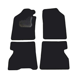 Alfombrillas textiles negras para coche RENAULT KANGOO (5s.)(1997-2007) ECONÓMICAS