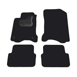 Alfombrillas textiles negras para coche RENAULT LAGUNA (2007-...) ECONÓMICAS