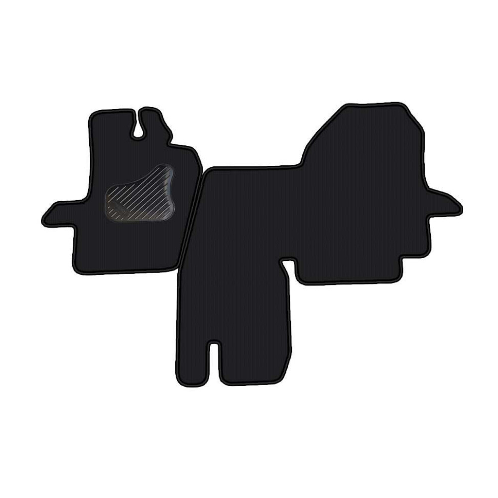 Alfombrillas textiles negras para coche RENAULT MASTER (3s.)(2002-2010) ECONÓMICAS