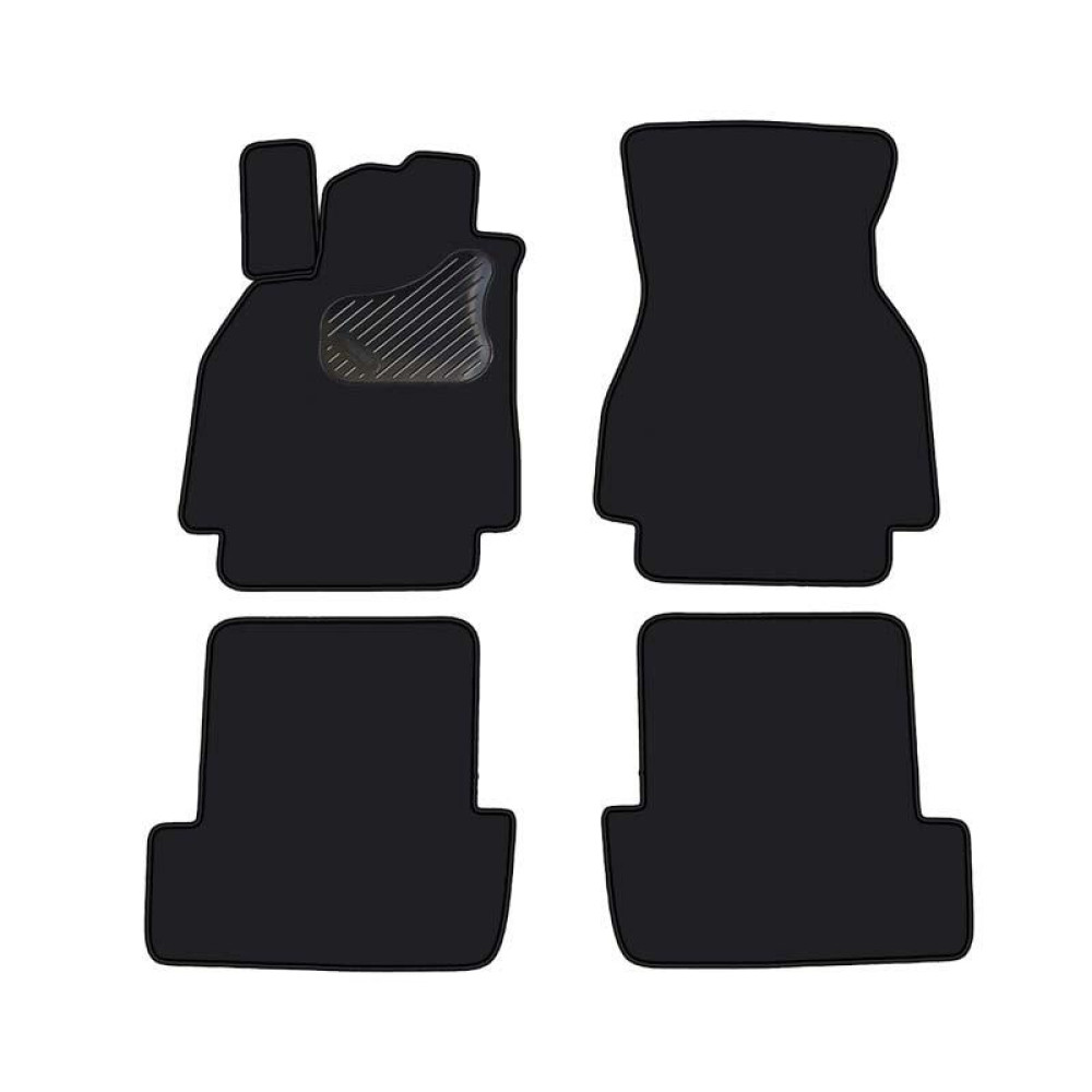 Car textile mats black RENAULT MEGANE (2008-2015) ECONOMIC