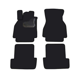 Alfombrillas textiles negras para coche RENAULT MEGANE (2008-2015) ECONÓMICAS