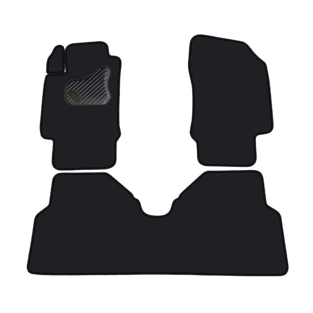 Car textile mats black RENAULT SCENIC (1999-2002) ECONOMIC (LT)