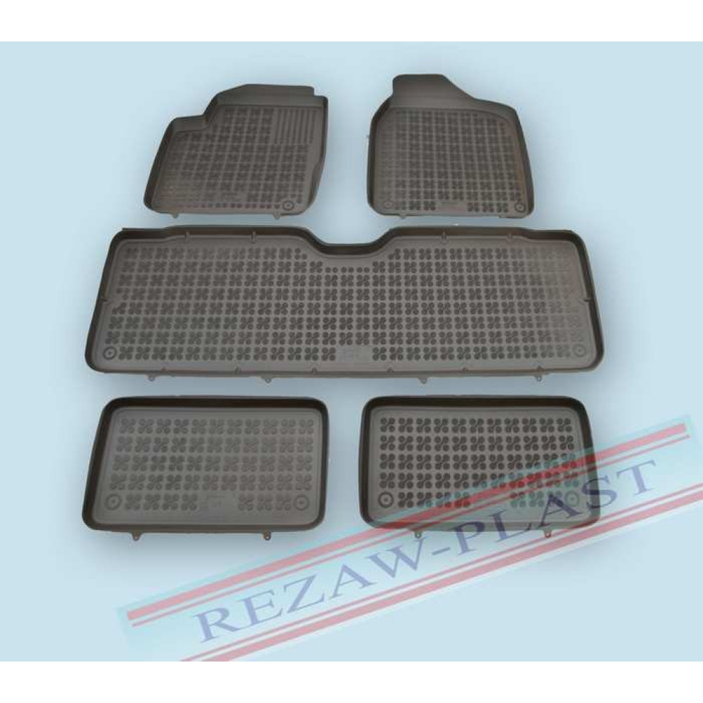 Car rubber floor mats black FORD GALAXY (1995-2006)  (7s.) 200103