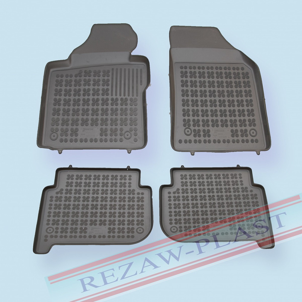Car rubber floor mats black VW TOURAN (2003-2014)  200104
