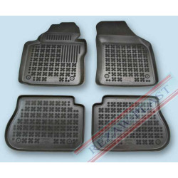 Alfombrillas de goma negras para coche VW CADDY (2003-...) (5v.) 200107