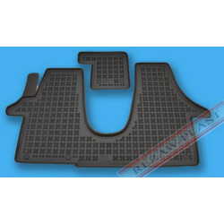 Alfombrillas de goma delanteras negras VW T5/T6 (2003-...) 200109