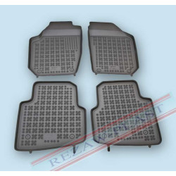 Car rubber floor mats black SKODA ROOMSTER (2006-...)  200205