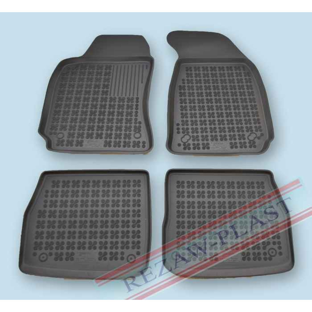 Car rubber floor mats black SKODA SUPERB I (2001-2008)  200207