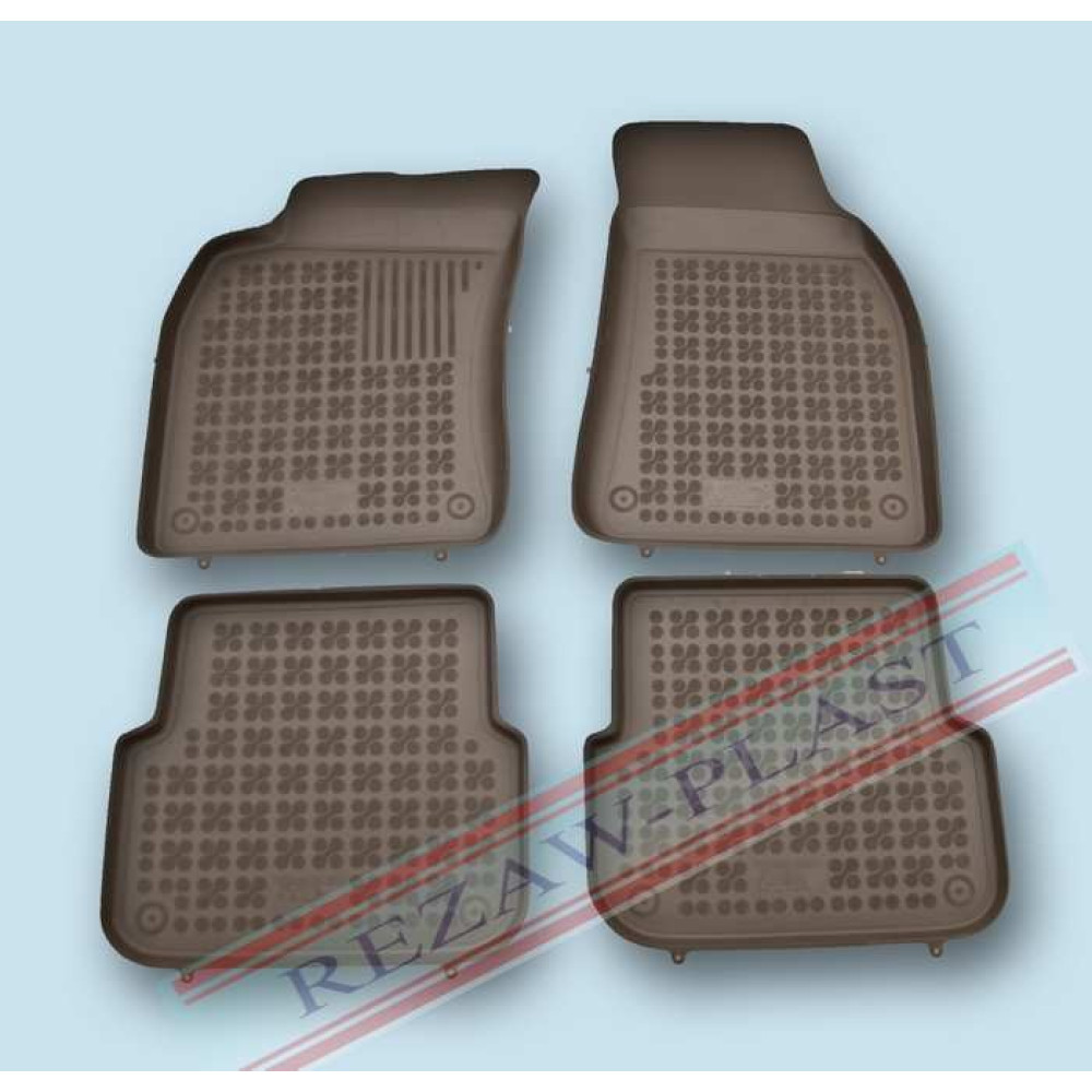 Car rubber floor mats black AUDI A6 (2004-2011)  200303