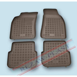 Car rubber floor mats black AUDI A6 (2004-2011)  200303