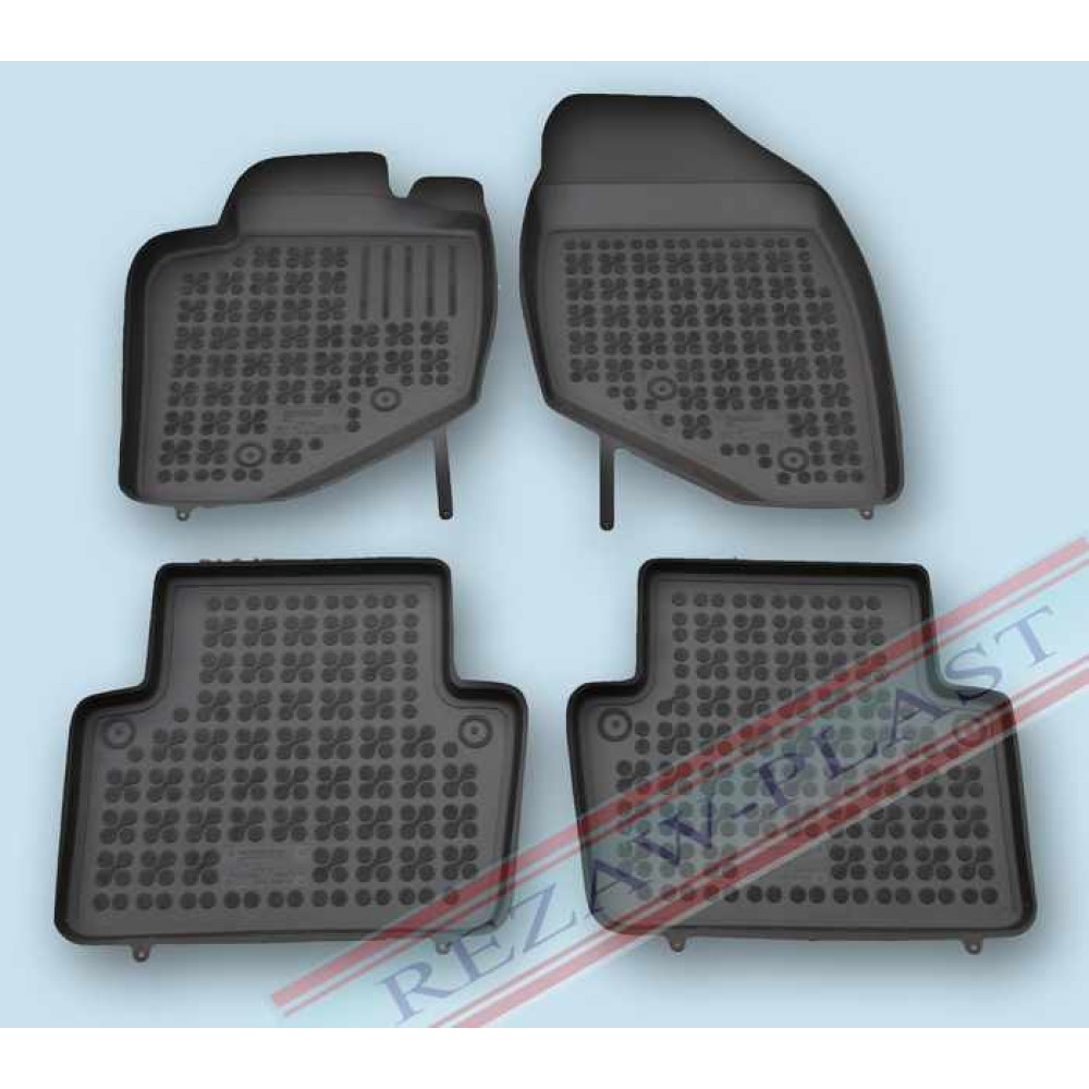 Car rubber floor mats black VOLVO S80 (1998-2006) 200403